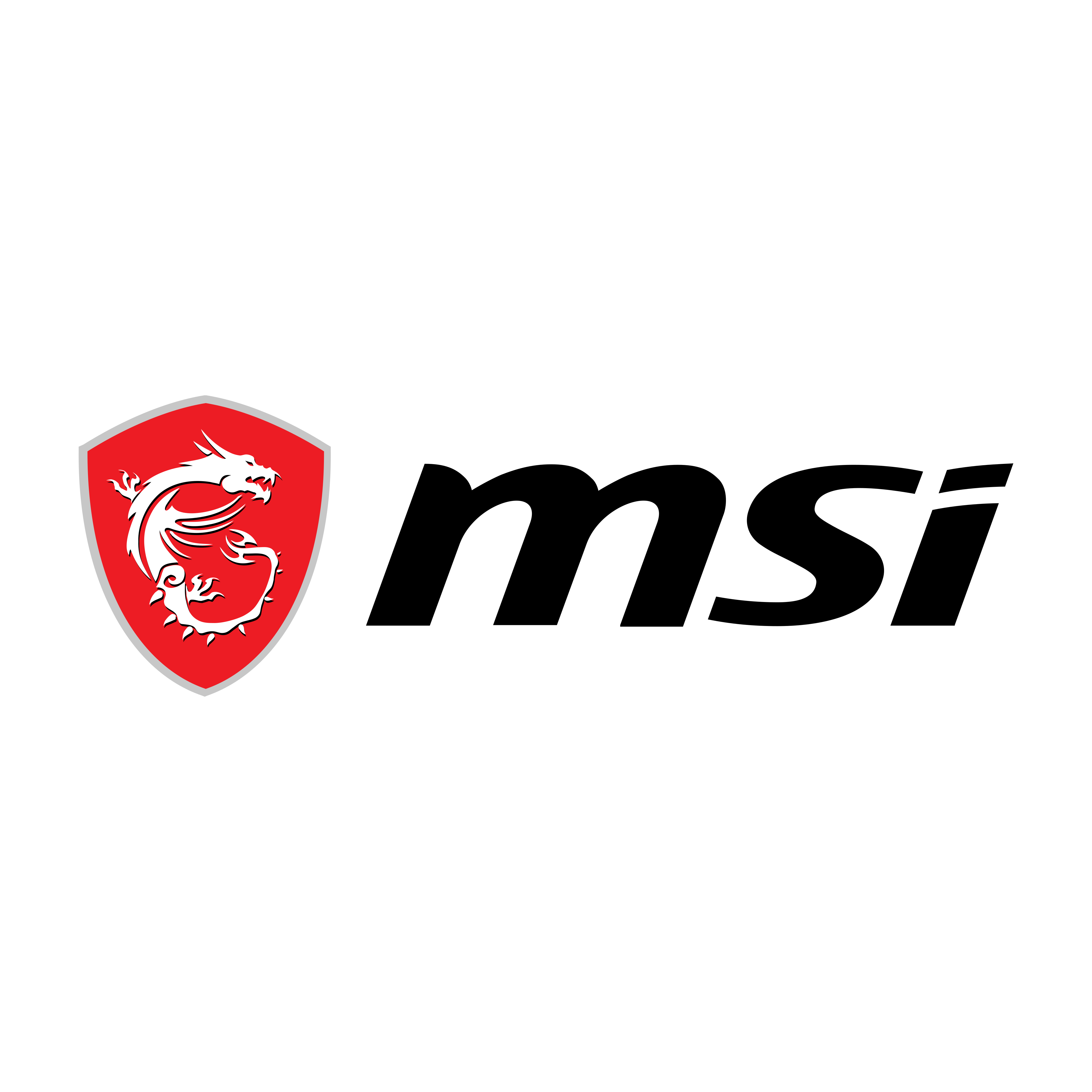 MSIのロゴ（PNG）。.