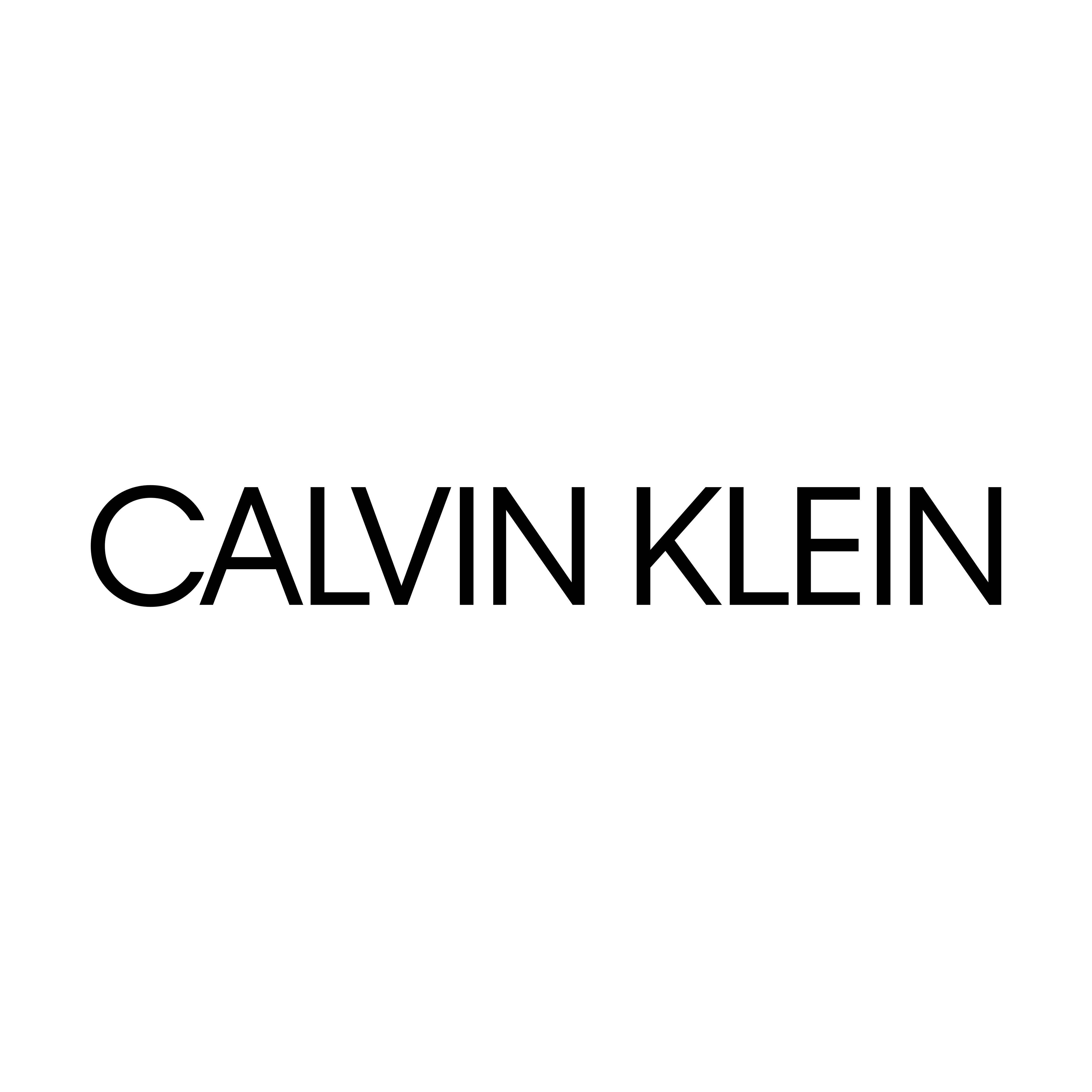 カルバン・クラインのロゴ（PNG）。.