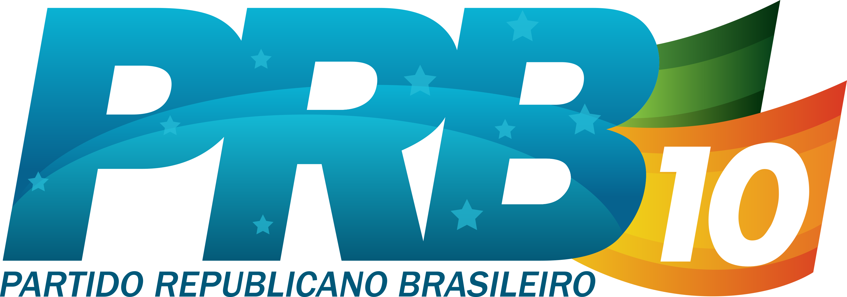 PRBのロゴ、ブラジル共和党のロゴ。.