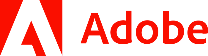 アドビのロゴ。.