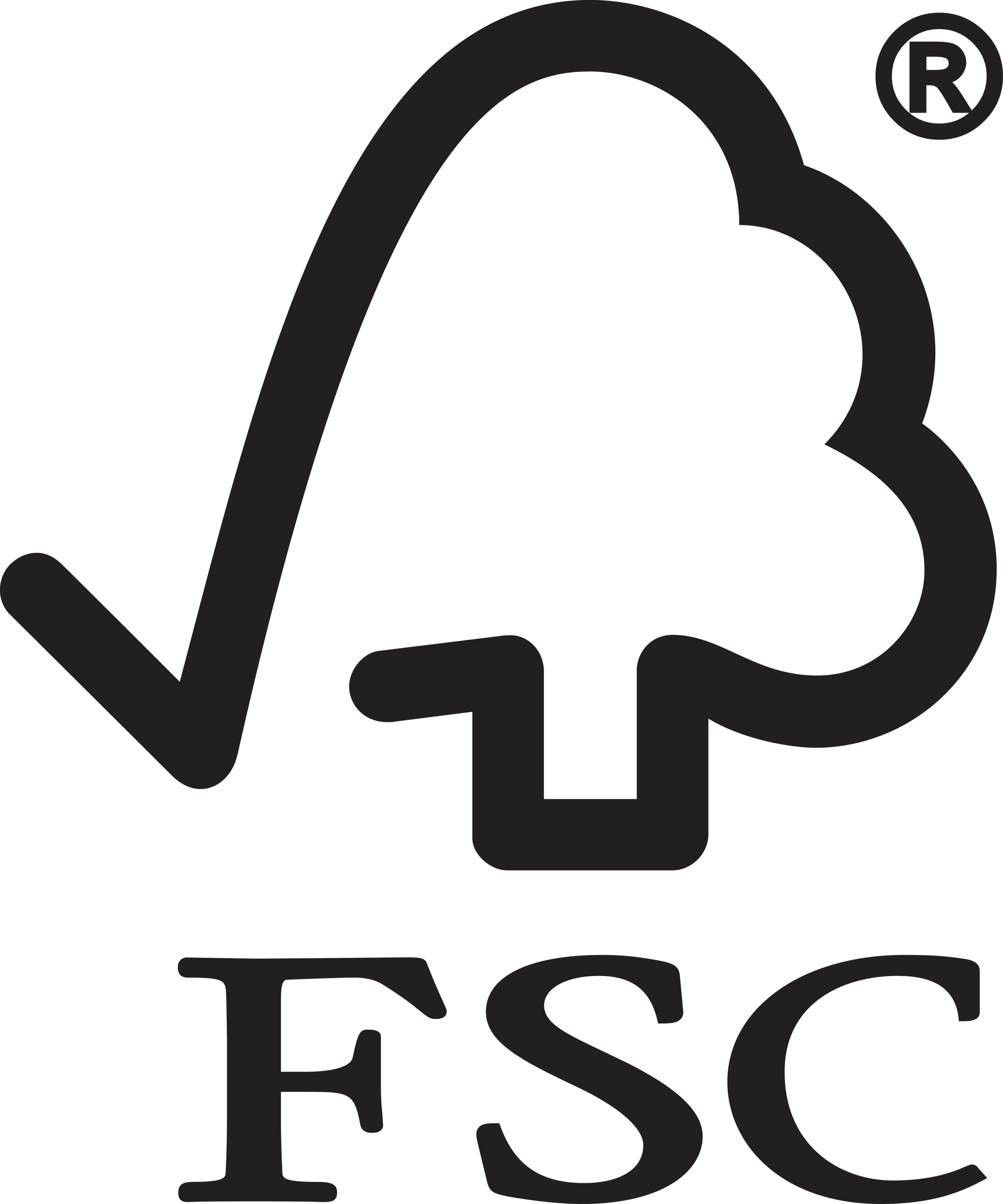 FSCロゴ。.