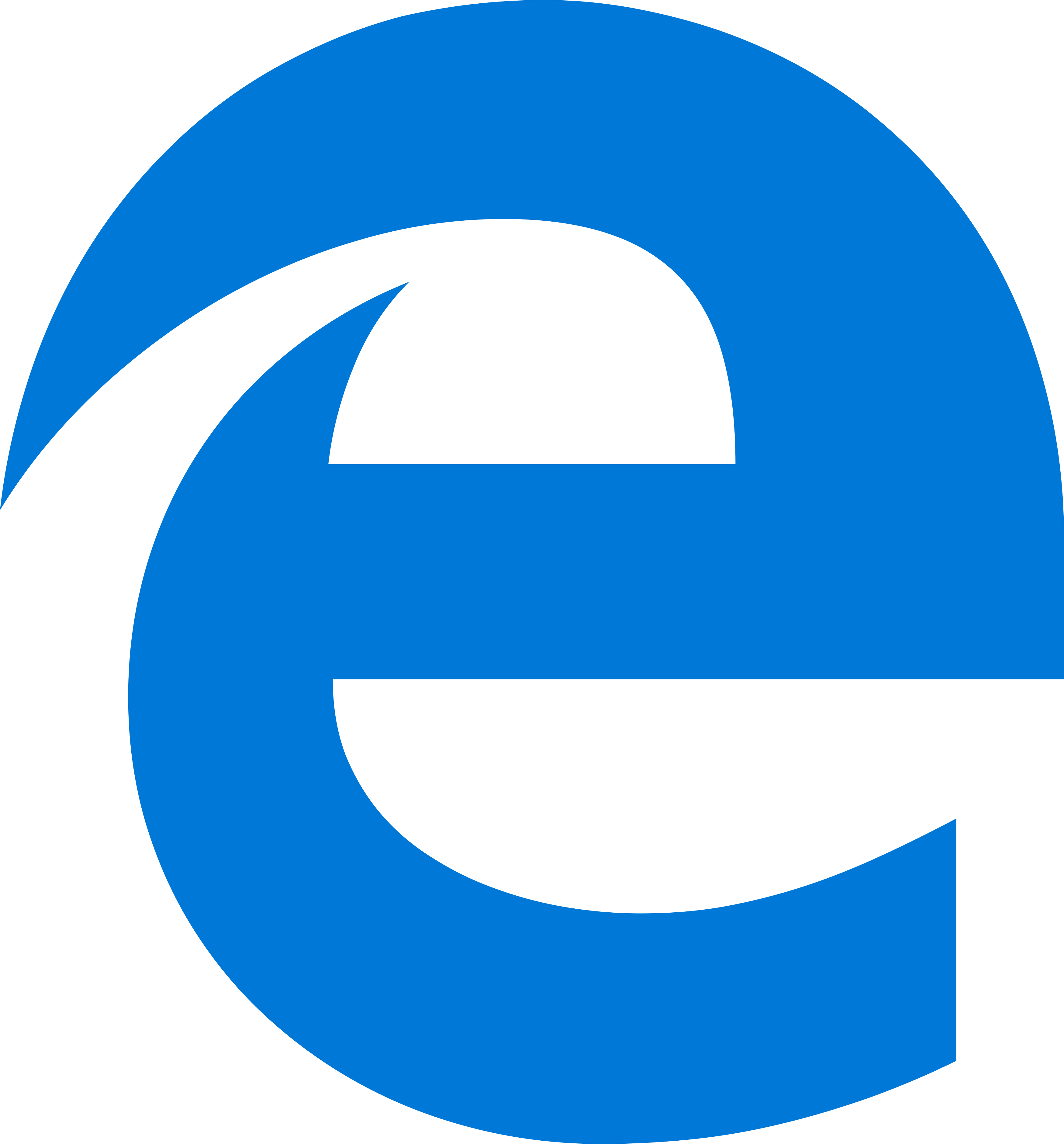 Microsoft Edgeのロゴ。.