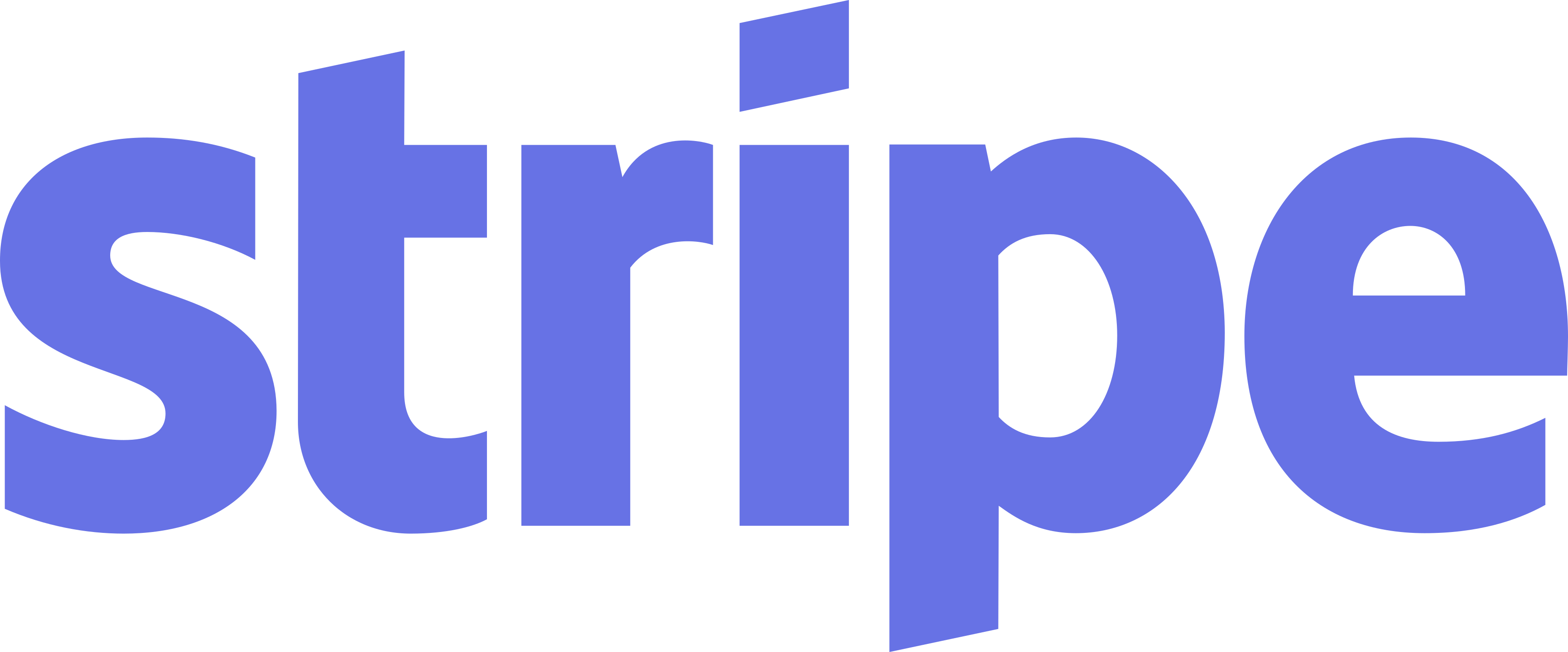 Stripeのロゴ。.