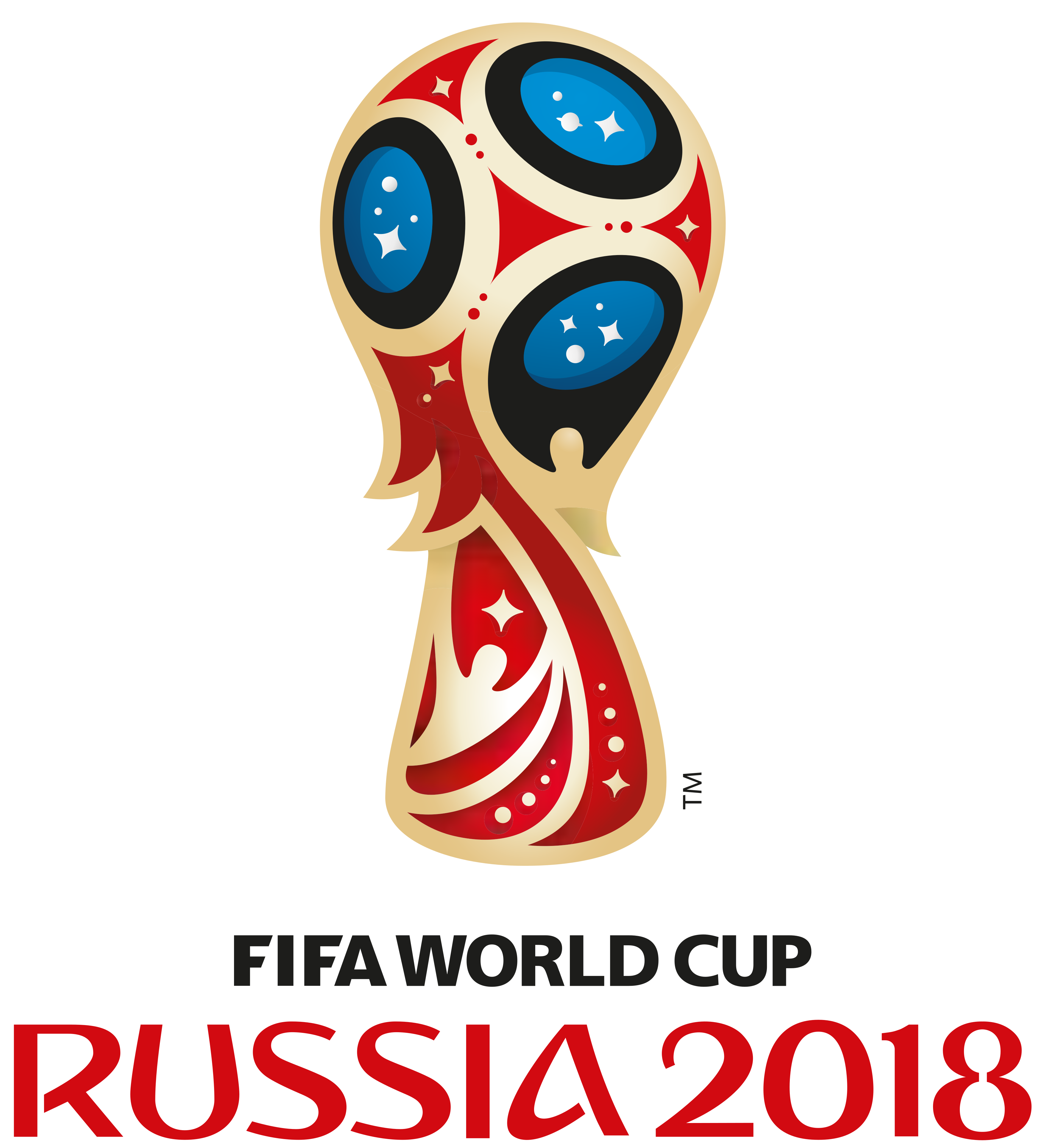 2018年ロシアW杯のロゴ。.