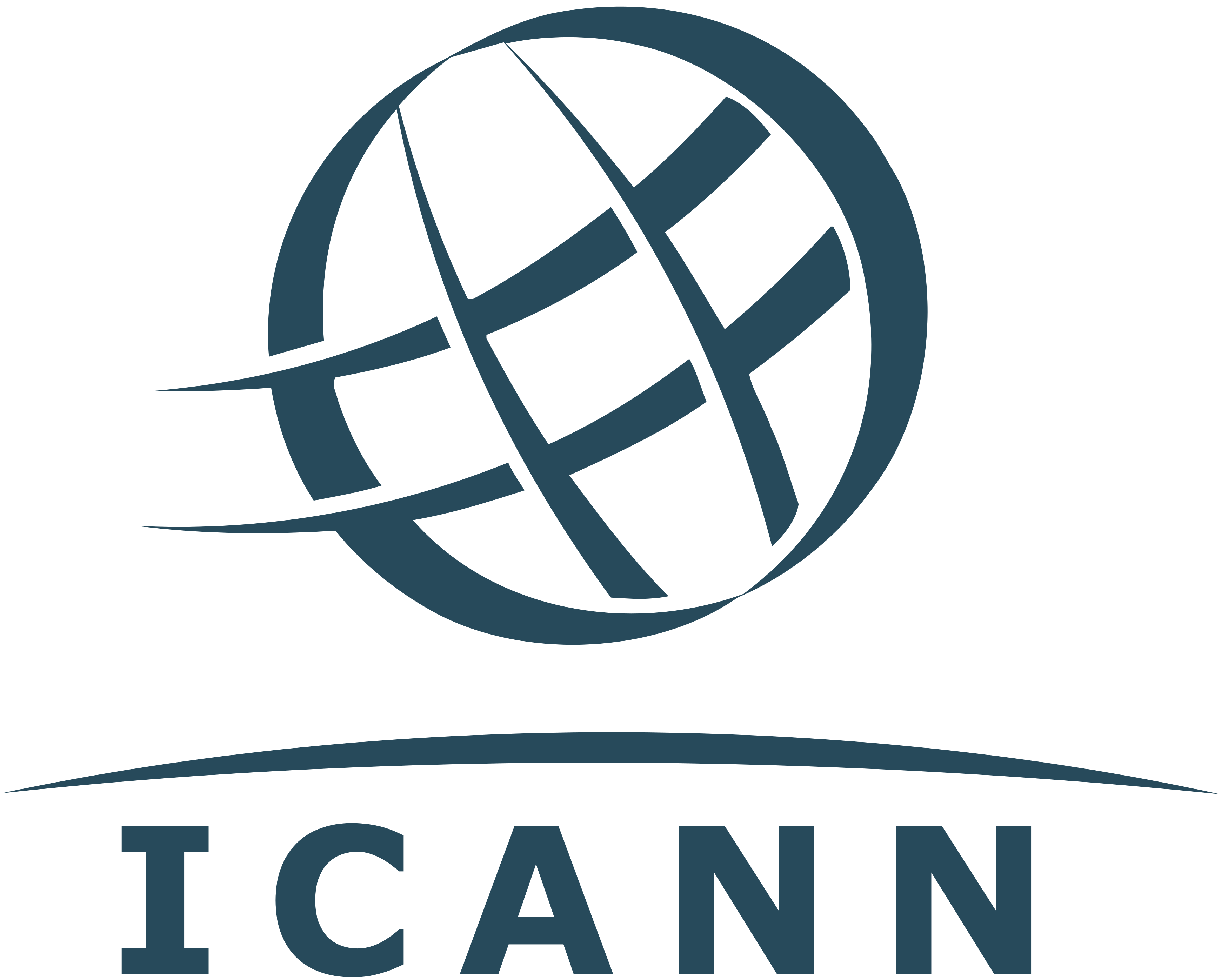 ICANNのロゴ。.