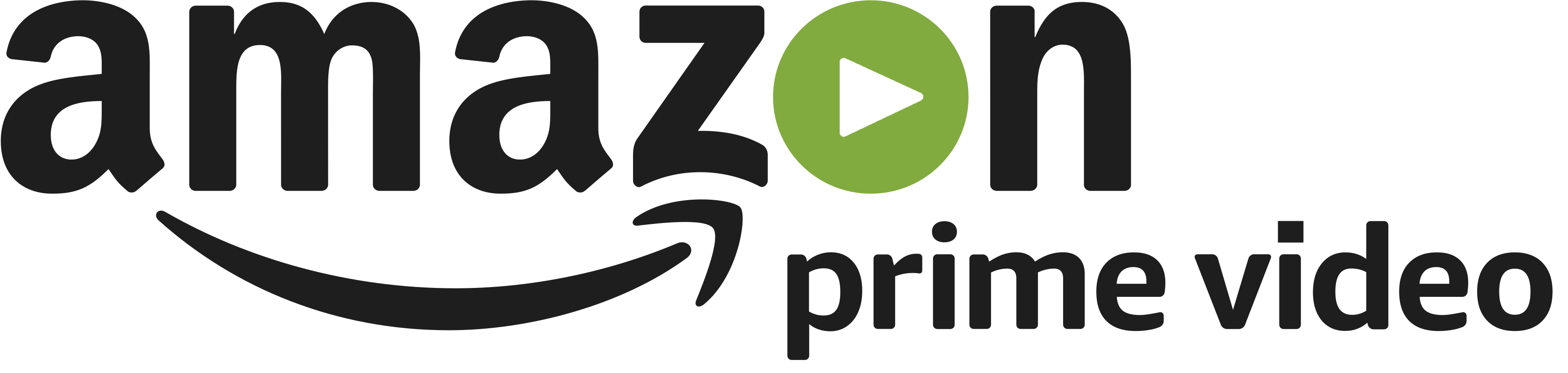Amazon Prime Videoのロゴ。.