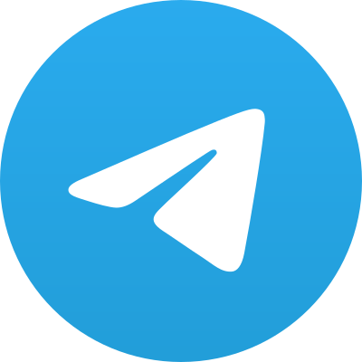 Telegramのロゴ。.