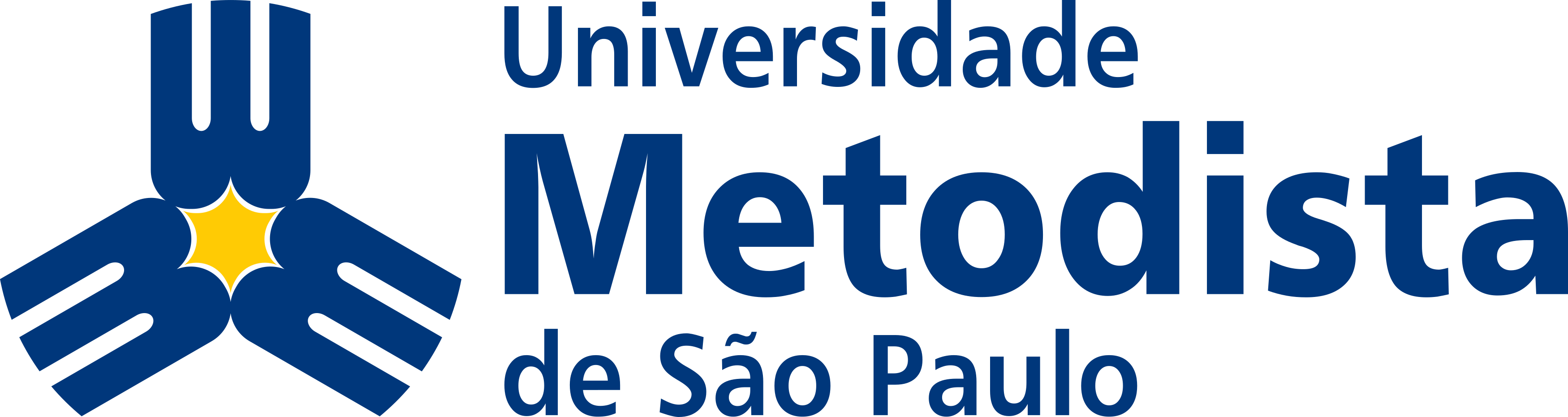 サンパウロ・メソジスト大学（UMSP）のロゴ。.