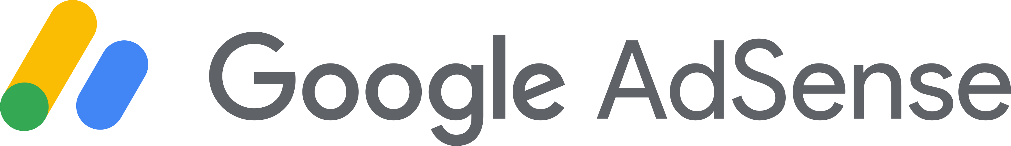 Google AdSenseのロゴ。.