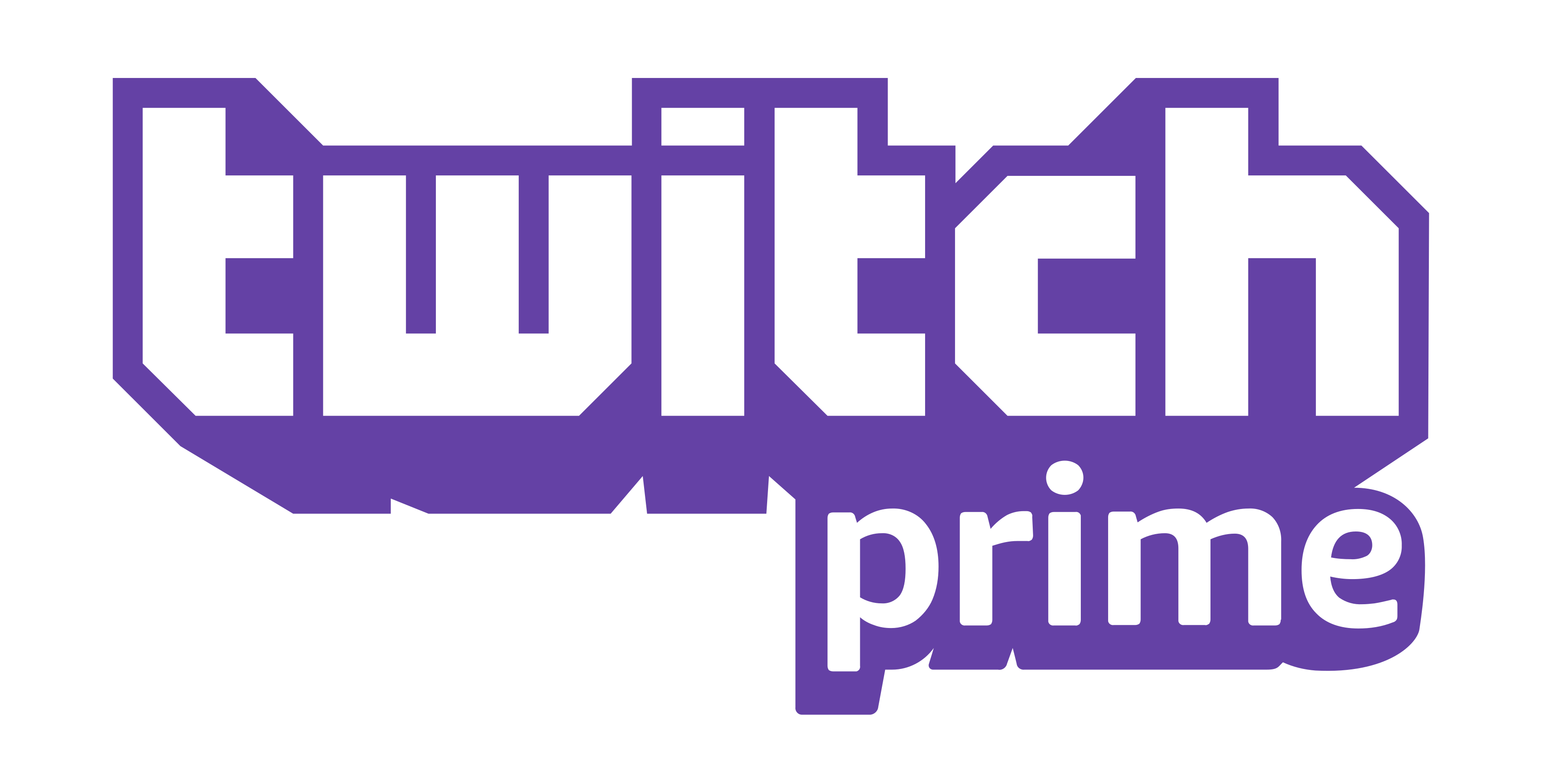 Twitch Primeのロゴ。.