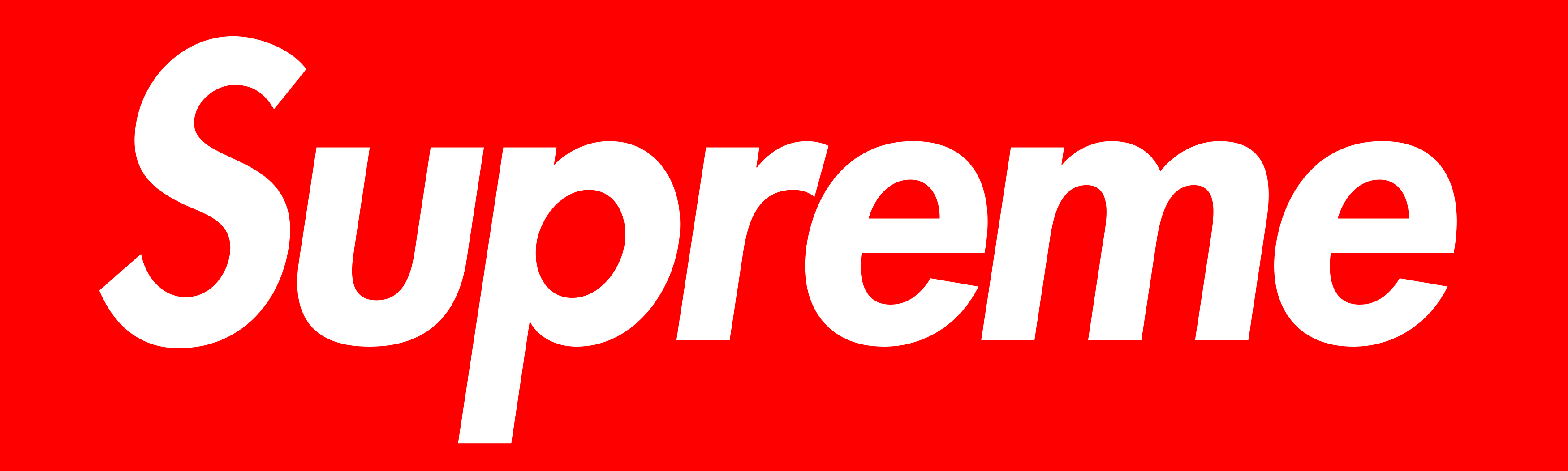 Supremeのロゴ。.