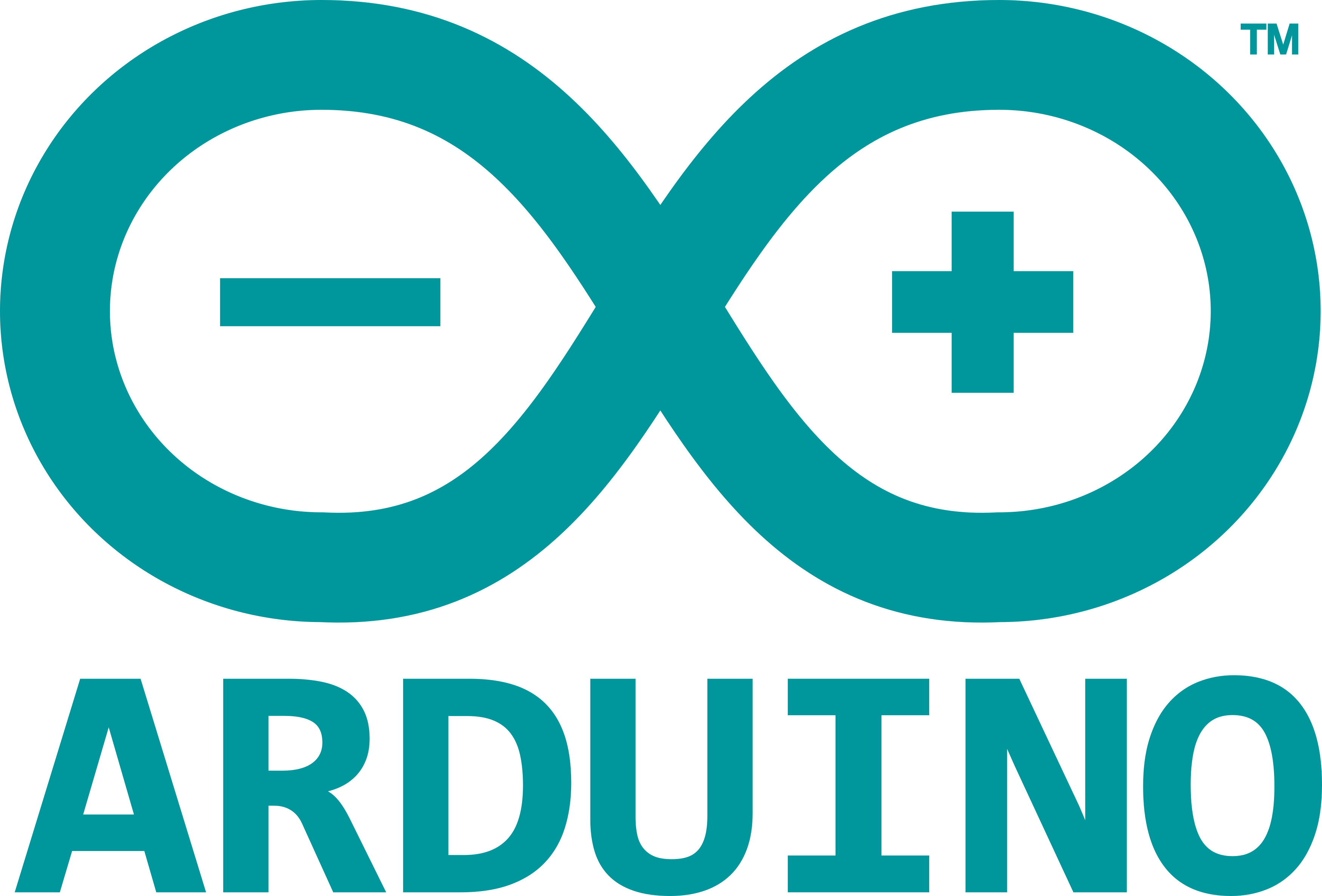 Arduinoのロゴ。.