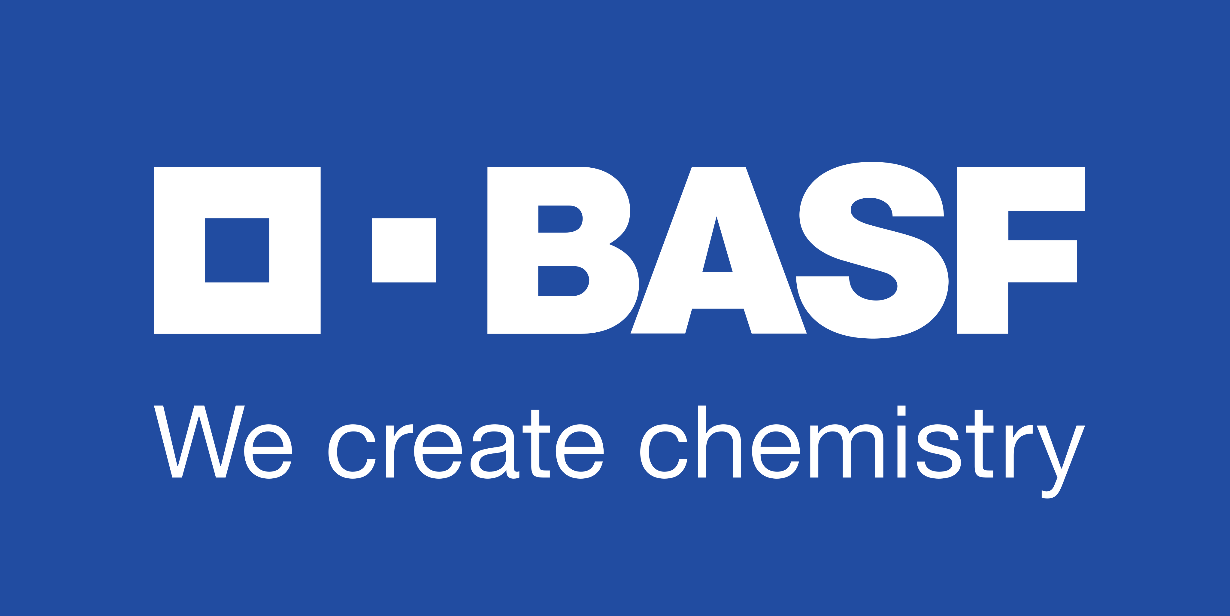 BASFのロゴ。.