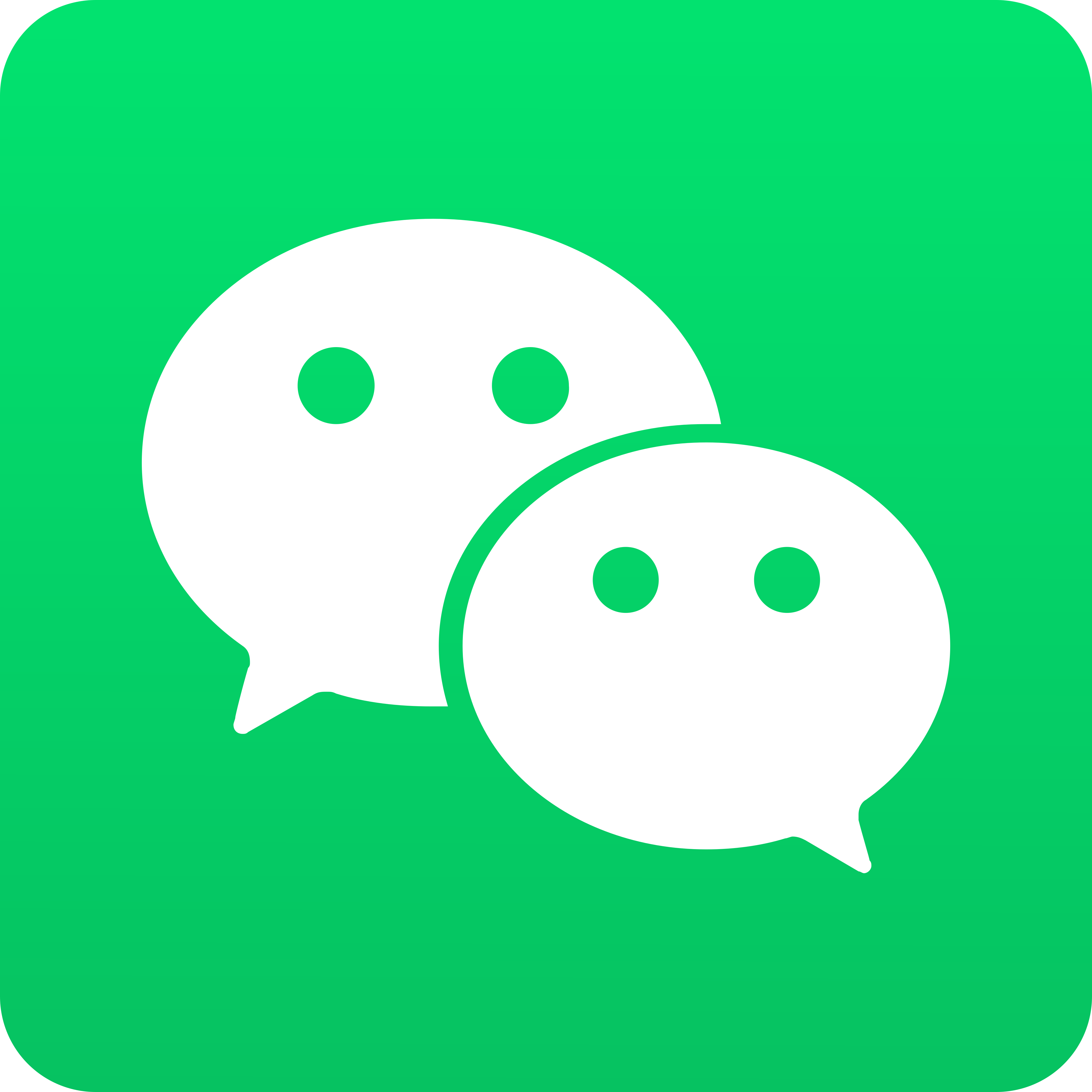 WeChatのロゴ。.