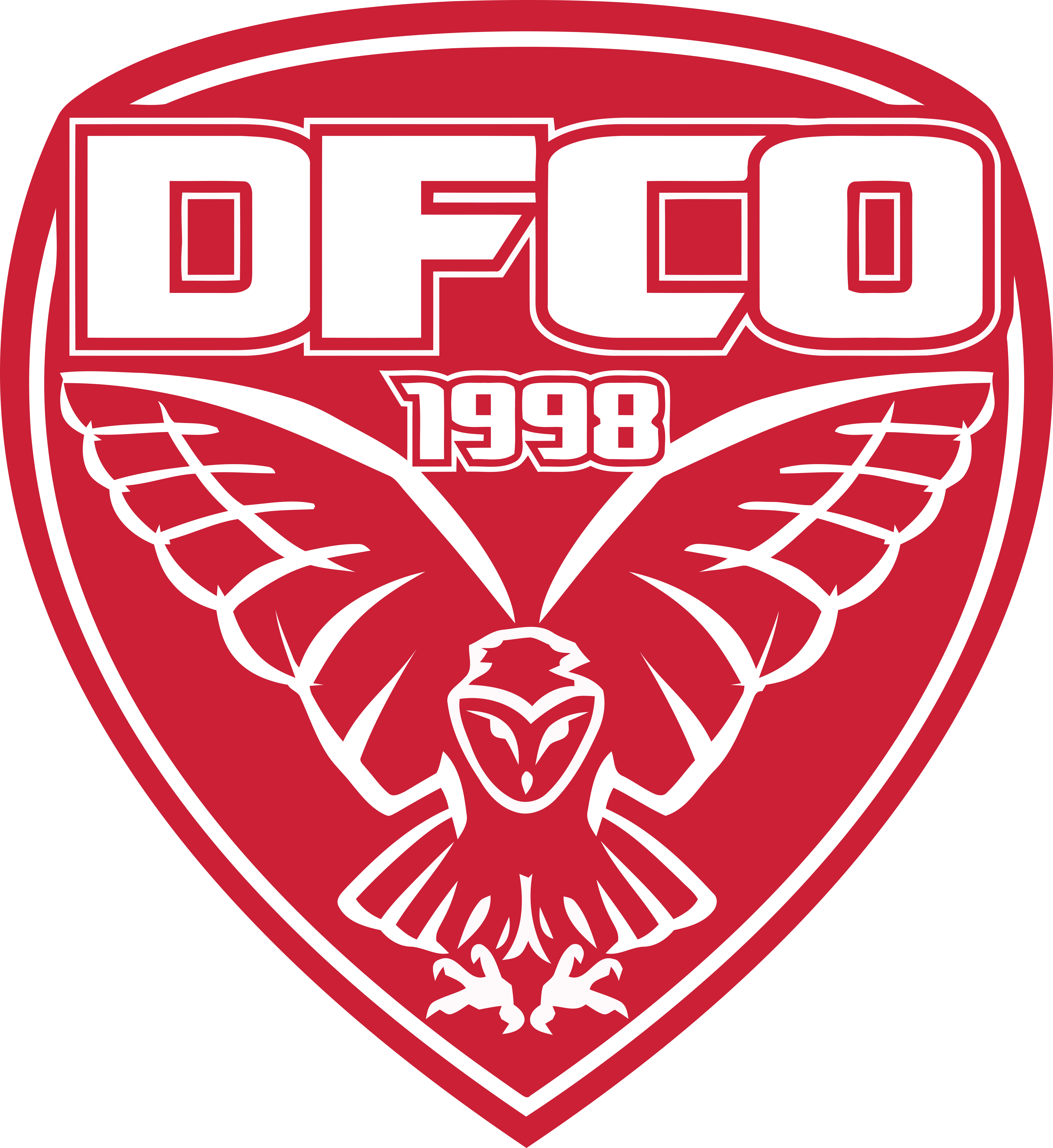 ディジョンFCOのロゴ。.