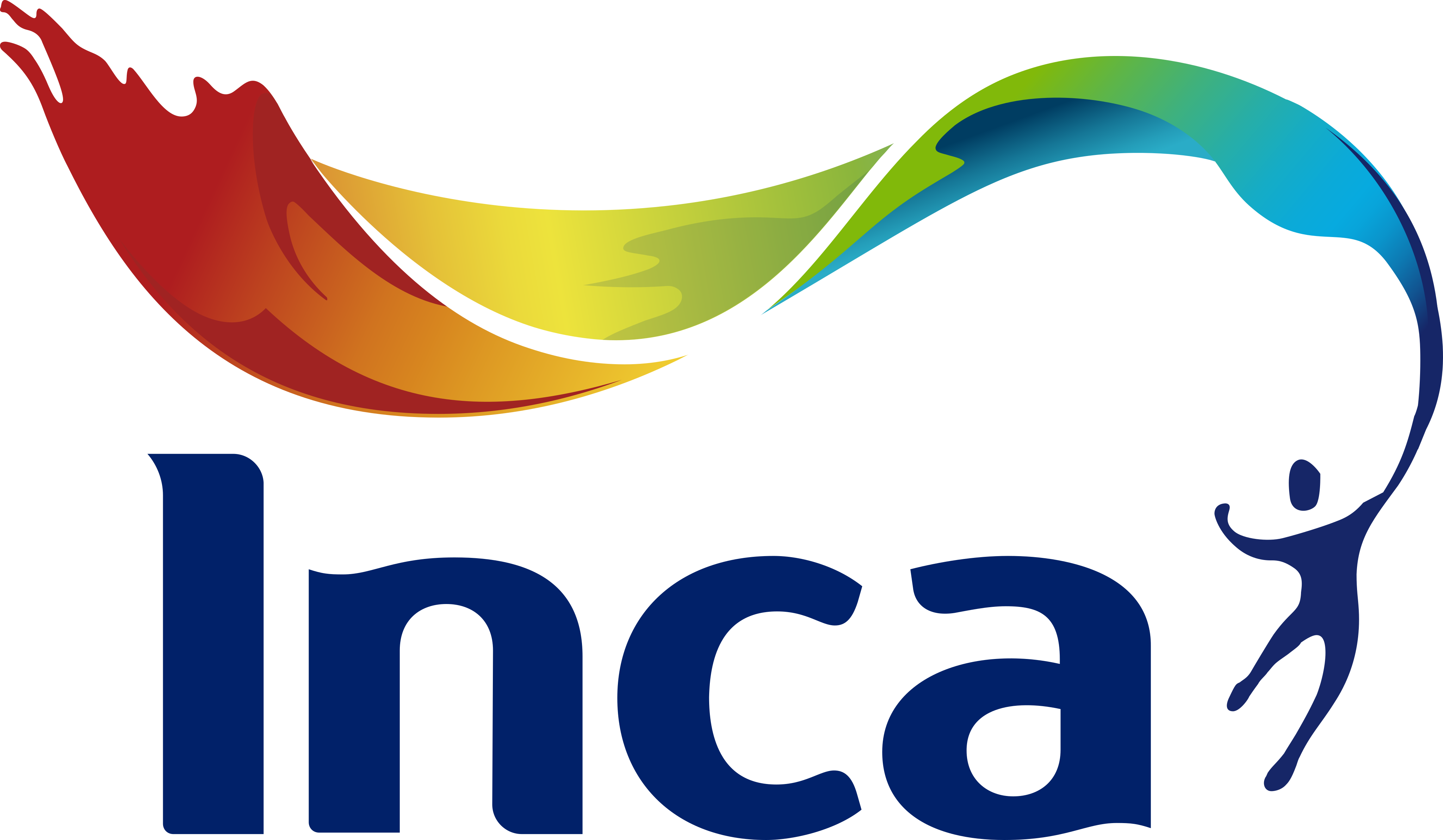 INCA ペイントのロゴ。.