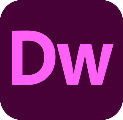 Adobe Dreamweaverのロゴ。.