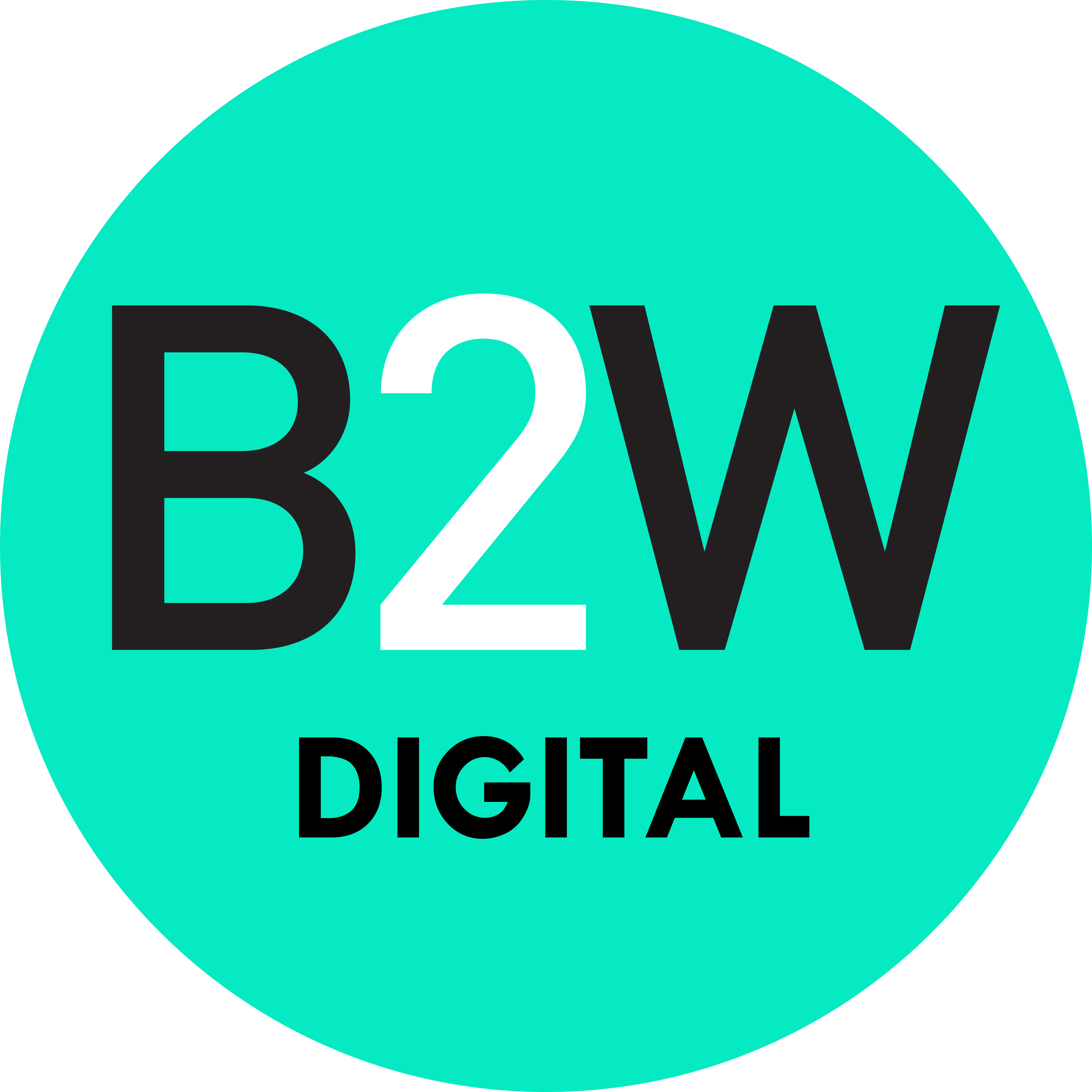 B2Wのロゴ。.