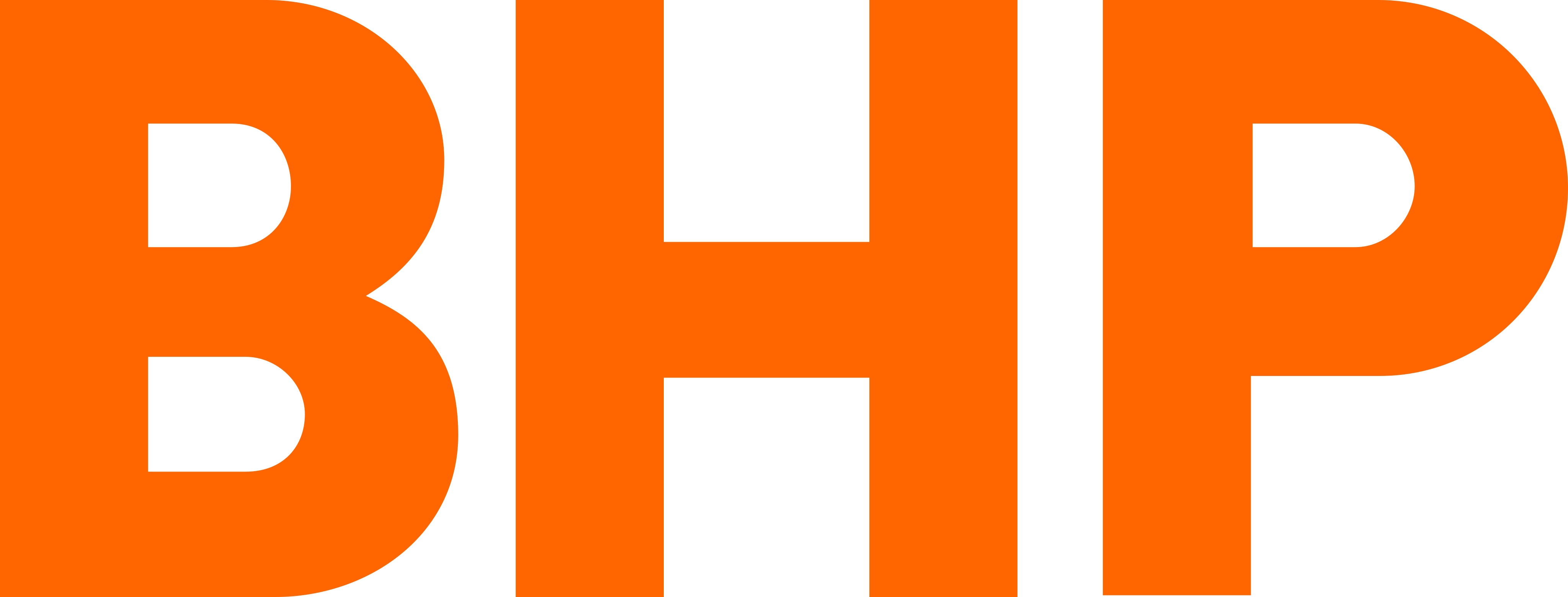 BHPのロゴ。.