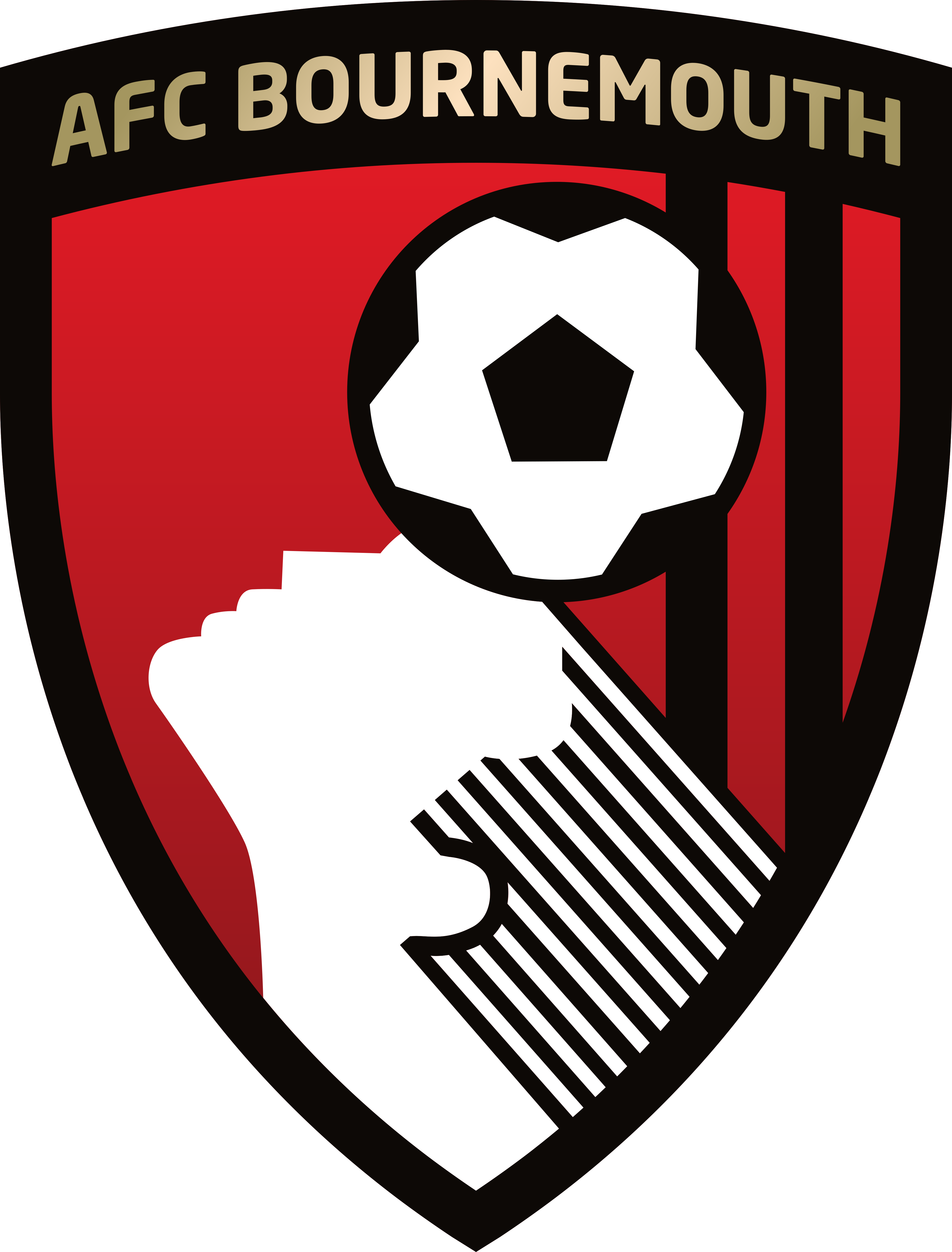 AFCボーンマスのロゴ。.