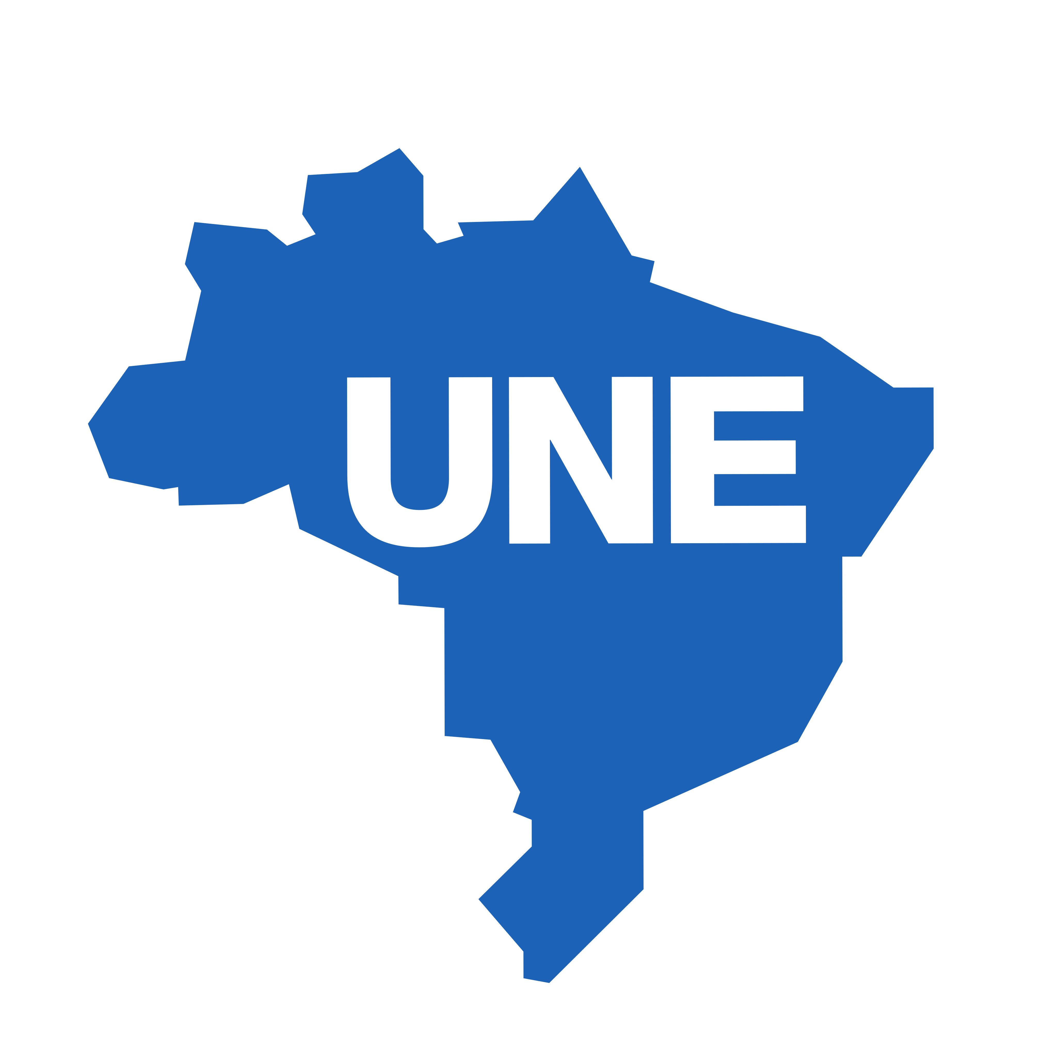 UNEのロゴ。.
