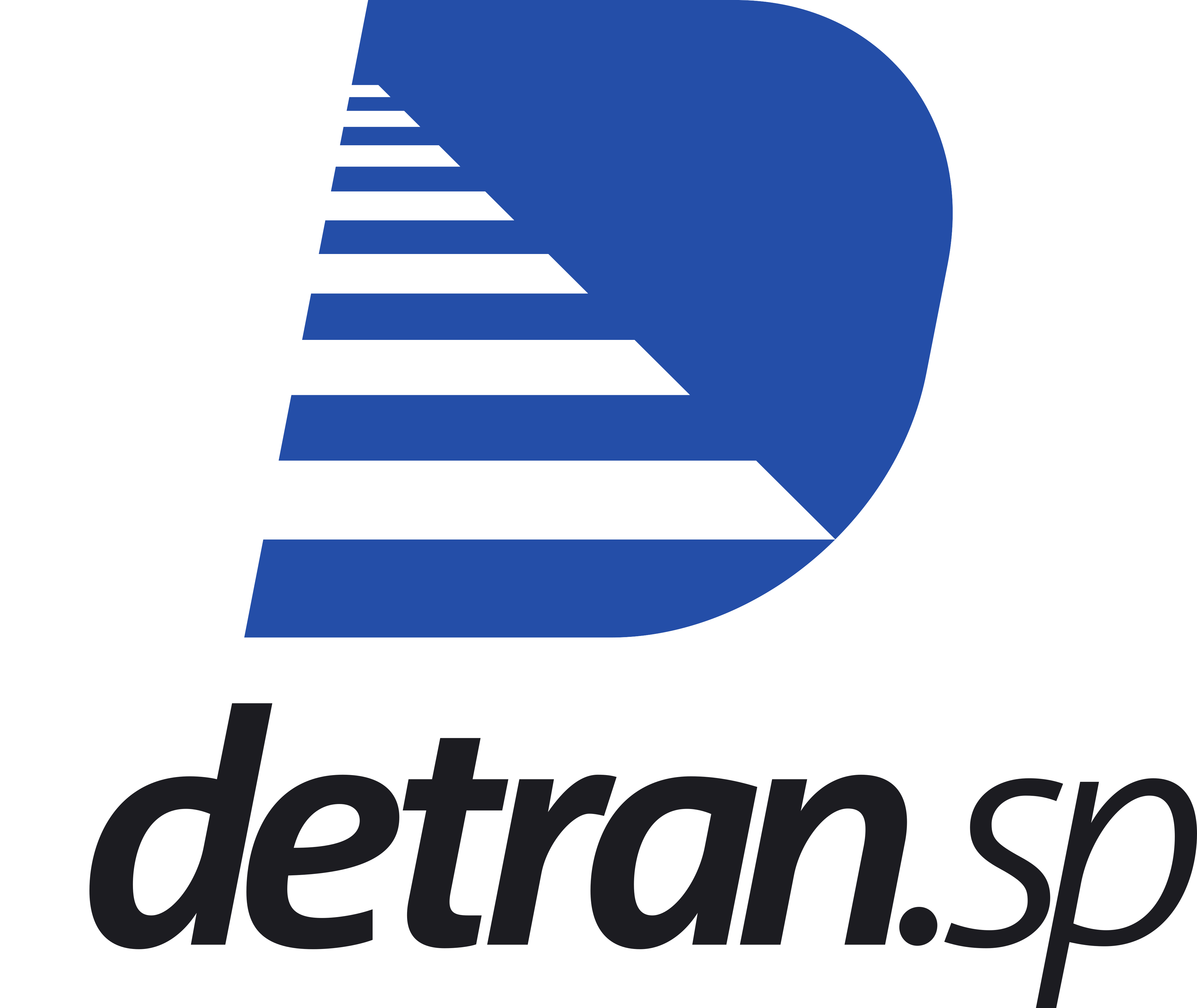 サンパウロ州運輸局（Detran SP）のロゴ。.