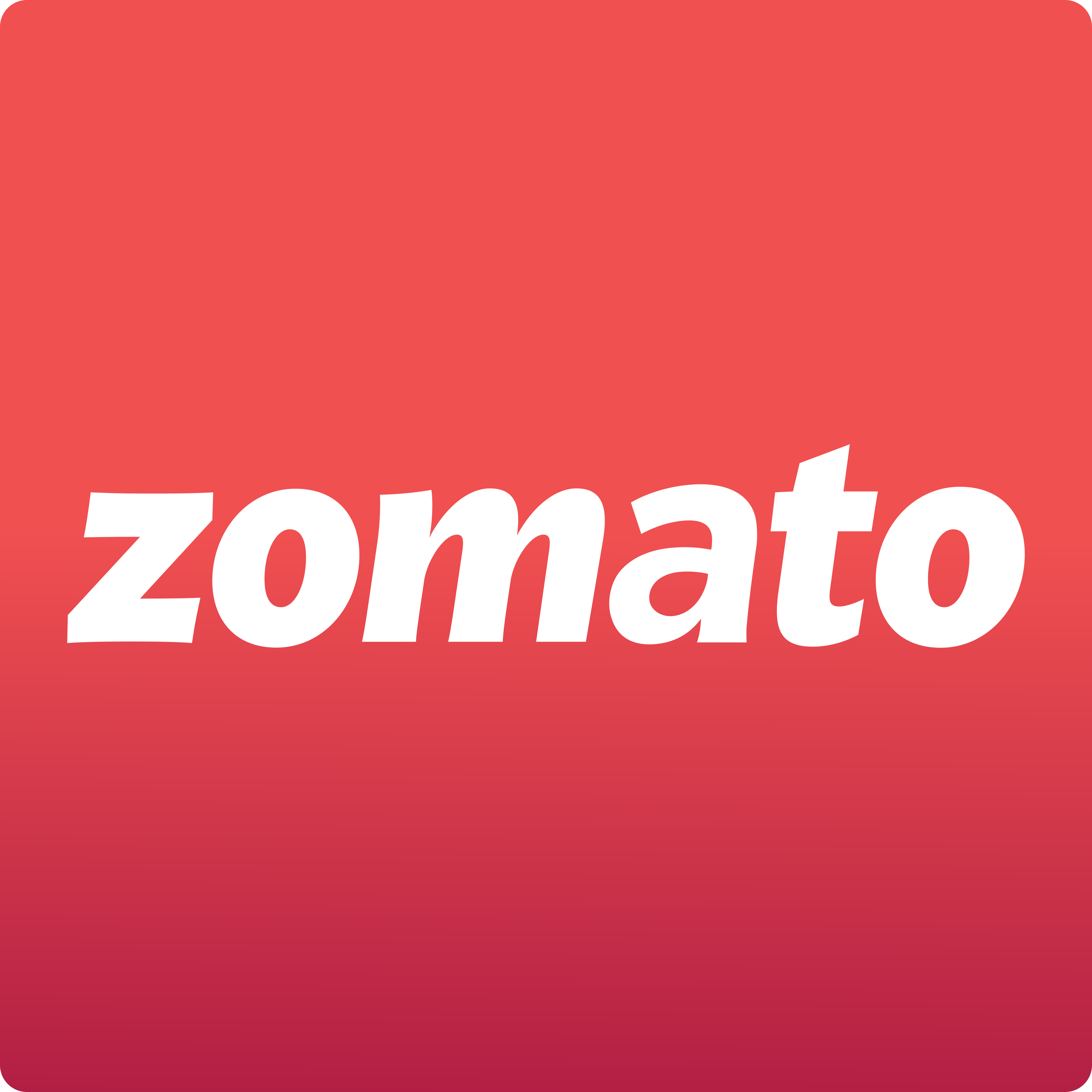 Zomatoのロゴ。.