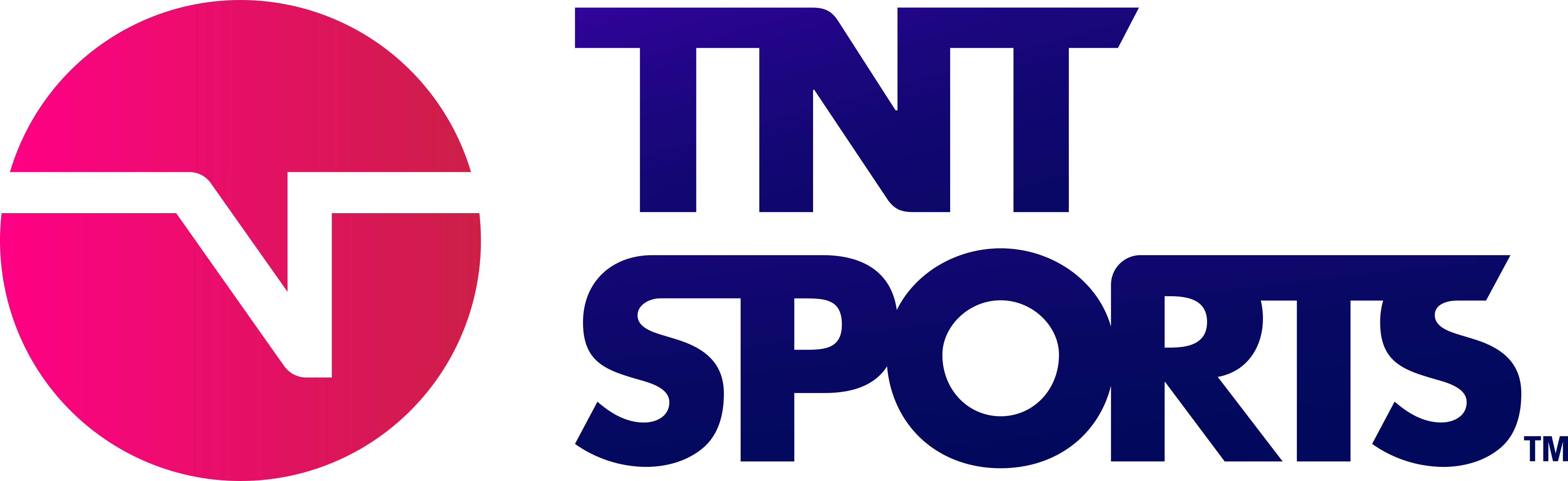 TNT Sportsのロゴ。.