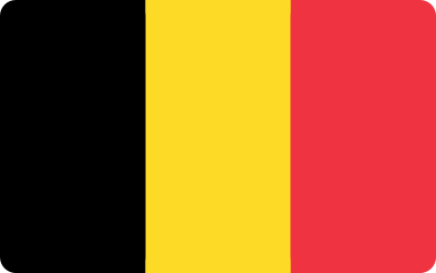 ベルギーの国旗。.