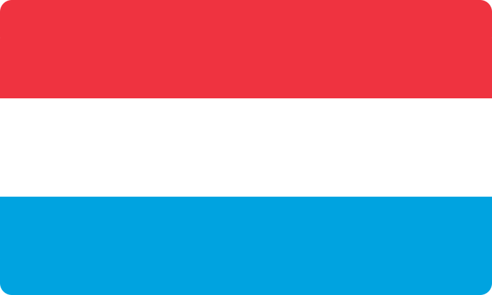 ルクセンブルクの国旗。.