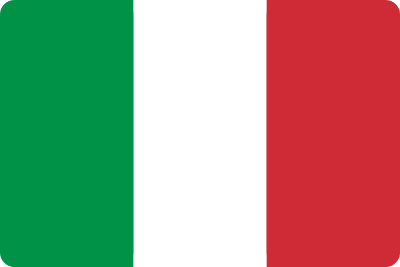 イタリアの国旗。.