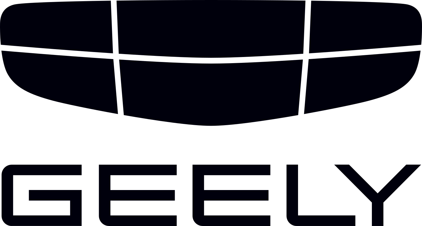 吉利のロゴ。.