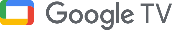 Google TVのロゴ。.